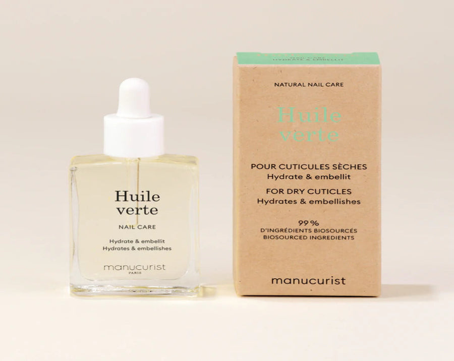 Huile verte pour ongles secs et cuticules Naturel & Vegan Manucurist - The New Pretty
