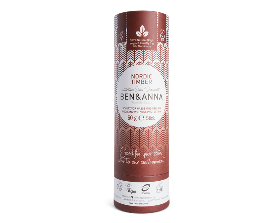 Déodorant boisé Nordic Timber Bio, Vegan Ben & Anna - The New Pretty