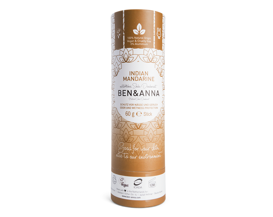 Déodorant à la mandarine indienne Bio, Vegan Ben & Anna - The New Pretty