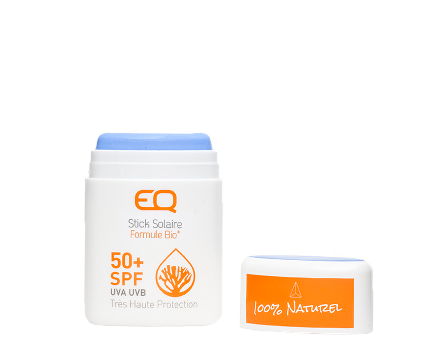 Stick solaire SPF 50 Pratique, ludique et coloré Bio, Made in France EQ love - The New Pretty