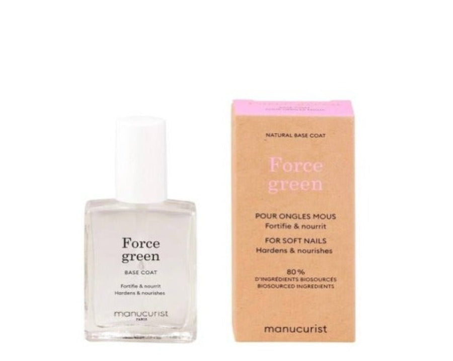 Base de vernis Force Green pour ongles cassants Naturel & Vegan Manucurist - The New Pretty