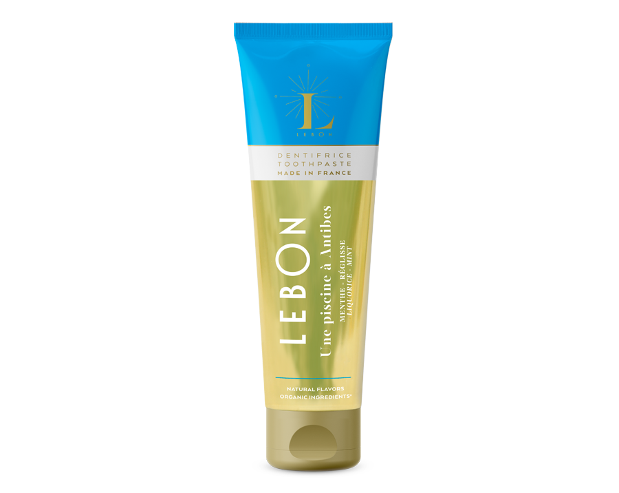 Dentifrice réglisse menthe Une piscine à antibes Vegan & Made in France LeBon - The New Pretty