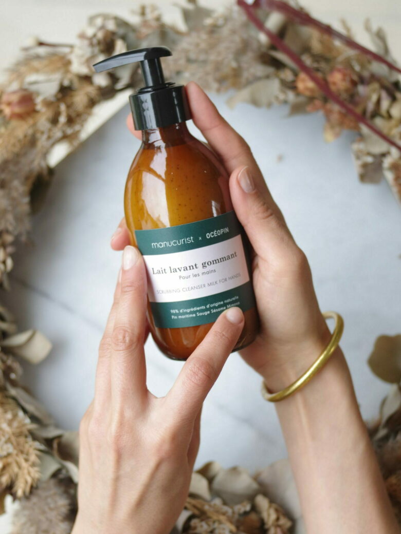Lait lavant gommant pour les mains Bio, Vegan, Made in France Océopin - The New Pretty