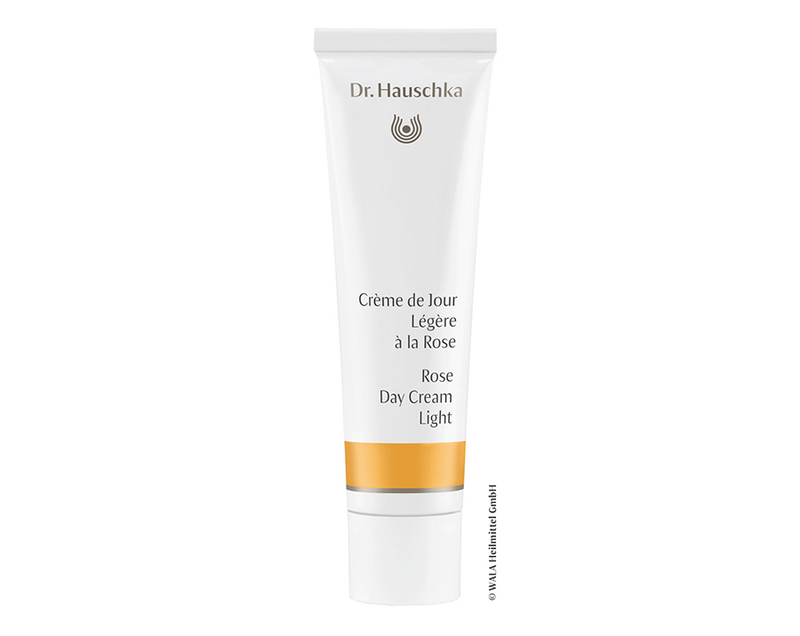 Crème de jour légère à la rose peaux sèches Bio Dr. Hauschka - The New Pretty