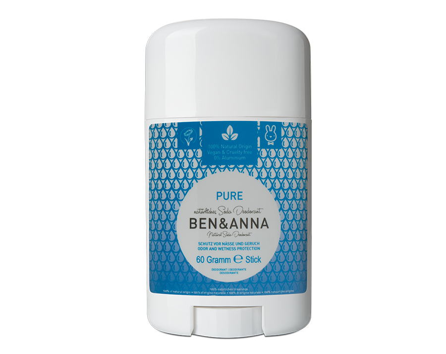 Déodorant peaux sensibles pure sans huiles essentielles Bio, Vegan Ben & Anna - The New Pretty
