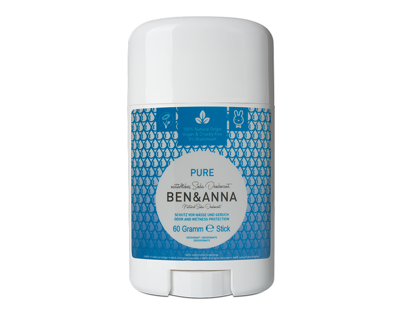 Déodorant peaux sensibles pure sans huiles essentielles Bio, Vegan Ben & Anna - The New Pretty