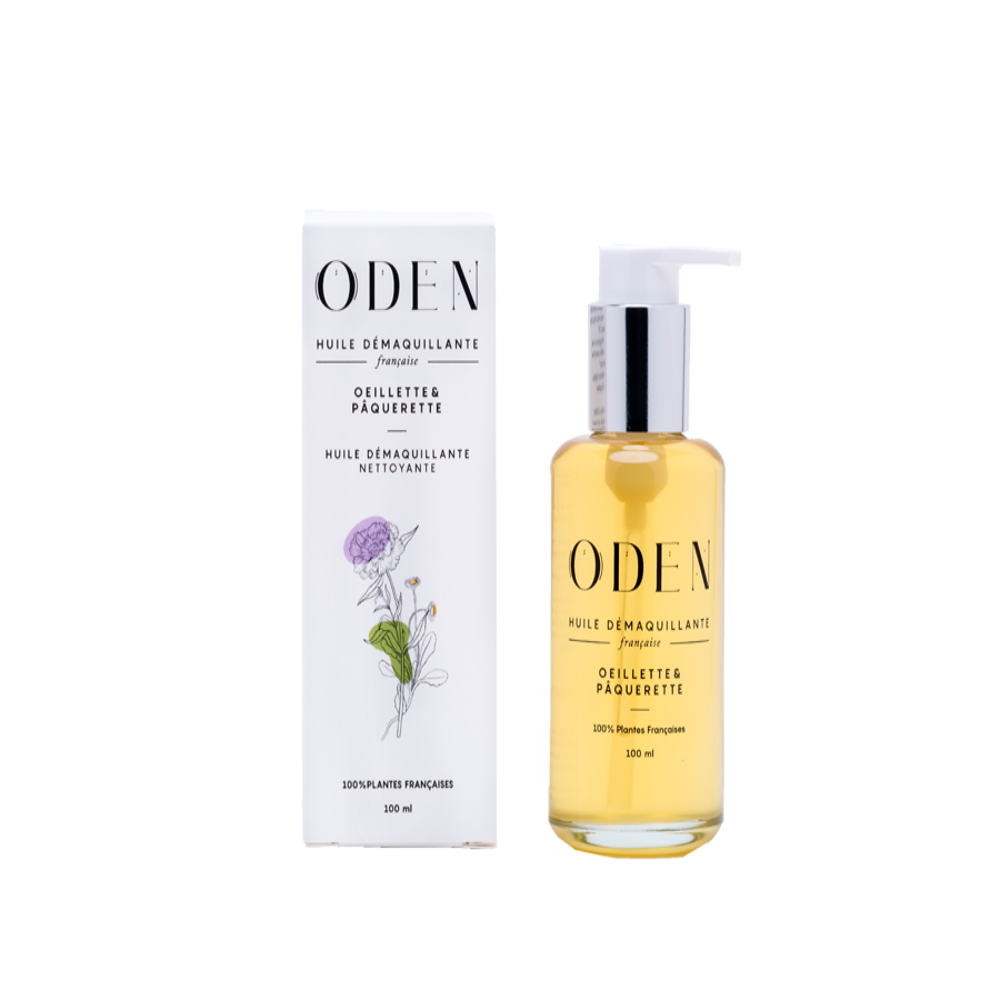 Huile démaquillante protectrice Vegan & Made in France Oden - The New Pretty