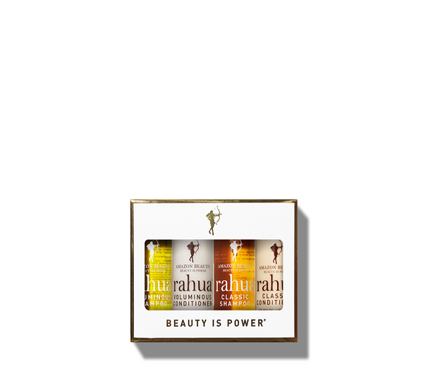 Coffret shampoing et après shampoing Jet Setter Kit Bio, Vegan Rahua - The New Pretty