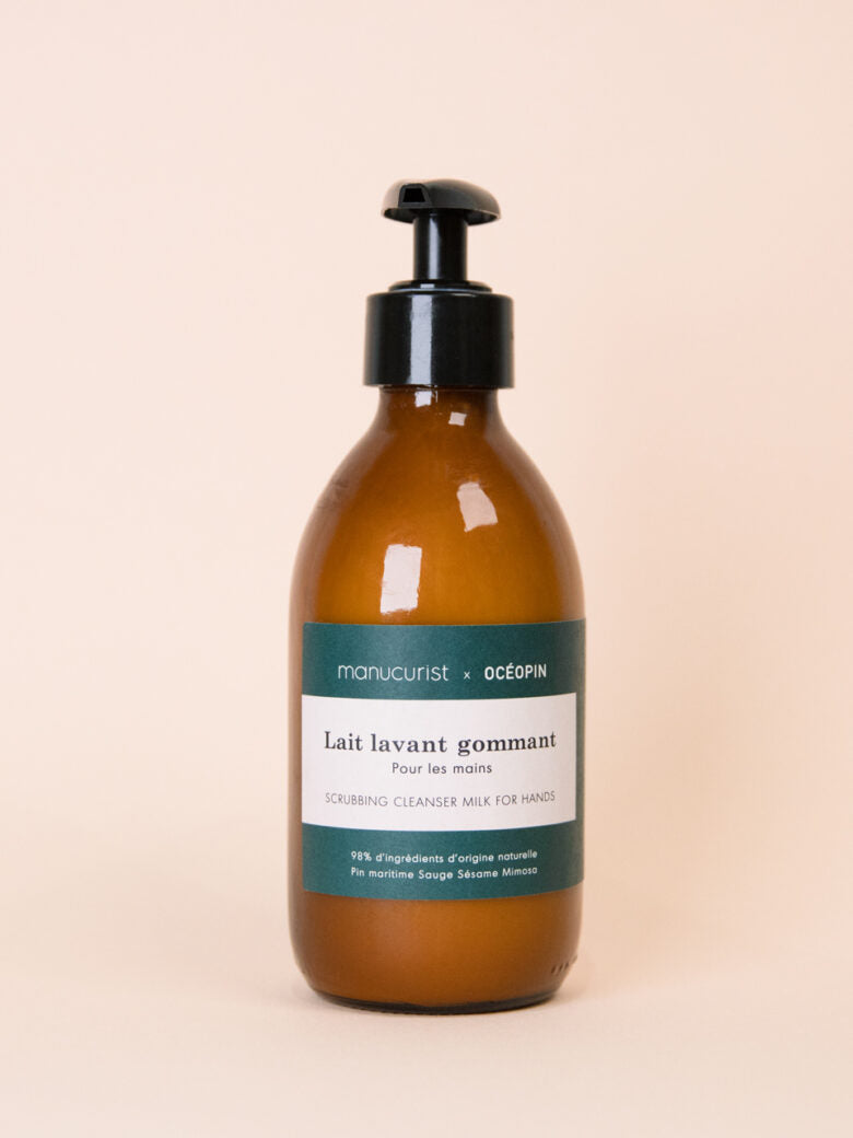 Lait lavant gommant pour les mains Bio, Vegan, Made in France Océopin - The New Pretty