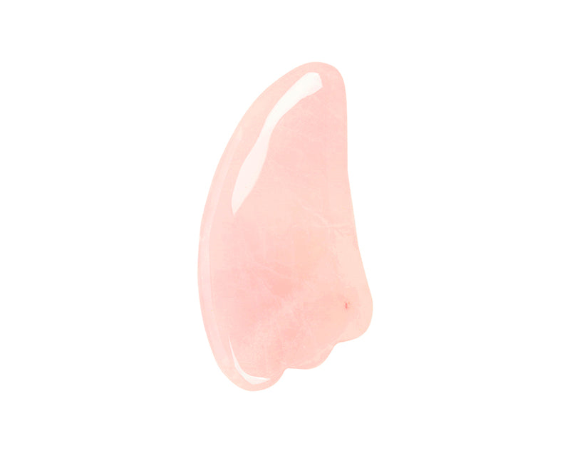Gua Sha peaux sèches au quartz rose Made in France Roll on Jade - The New Pretty