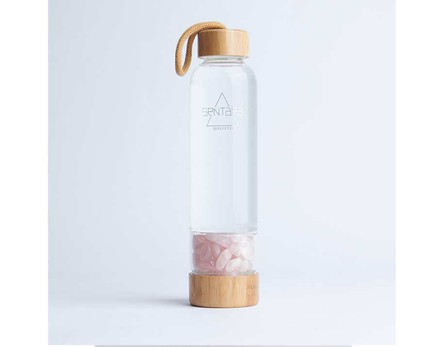 Gourde à cristaux Naturel Sentara Holistic - The New Pretty